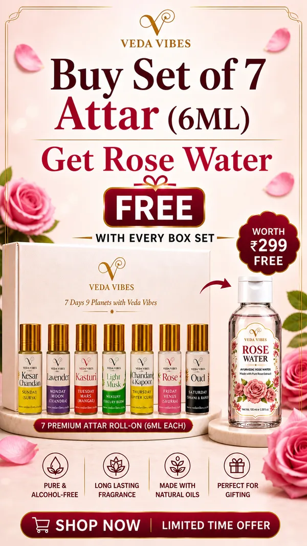 Heritage_Attar_Collection_Set_of_7,Timeless_Natural_Attars_Inspired_by_Traditional_Indian_Fragrance_Heritage_3ML_Rajnigandha_Jasmine_Bela_Ratrani_Kevra_Mogra_Champa