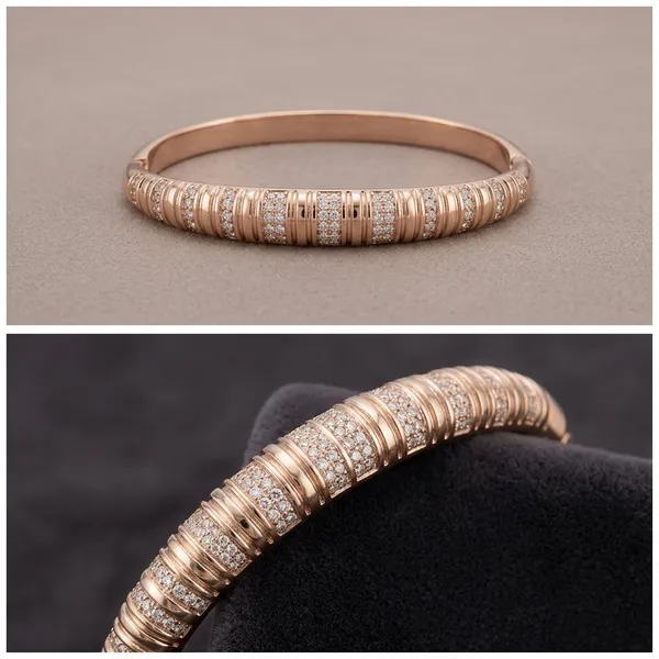 Rose_Gold_Alloy_Textured_Grooved_Bangle_Bracelet_For_Women