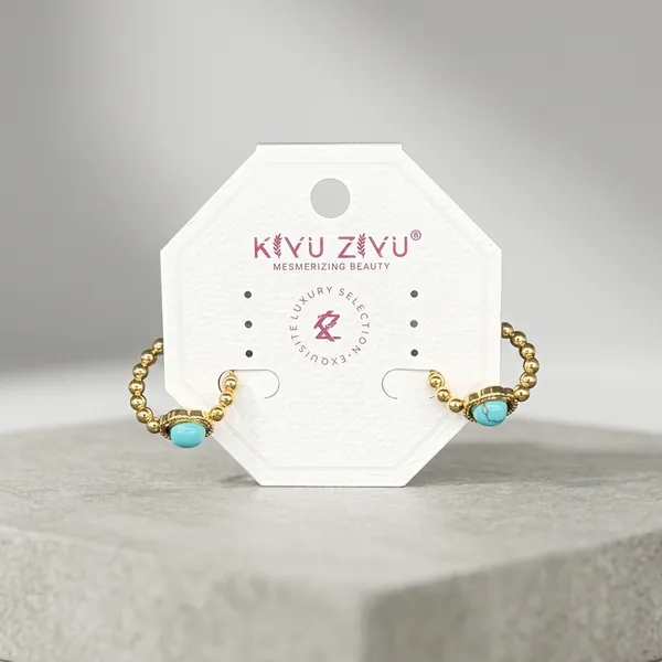 Blue_Gold_Alloy_Turquoise_Stone_Chain_Hoop_Earrings_For_Women