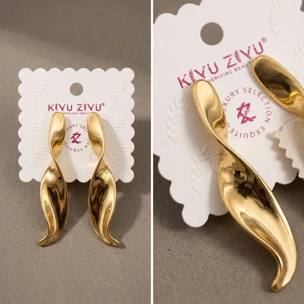 Gold_Tone_Alloy_Twisted_Drop_Earrings_For_Women