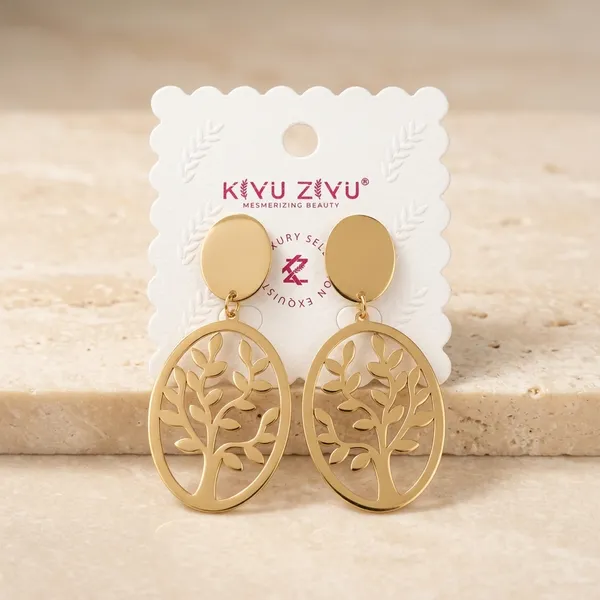 Gold_Alloy_Floral_Cutout_Oval_Dangle_Earrings_For_Women