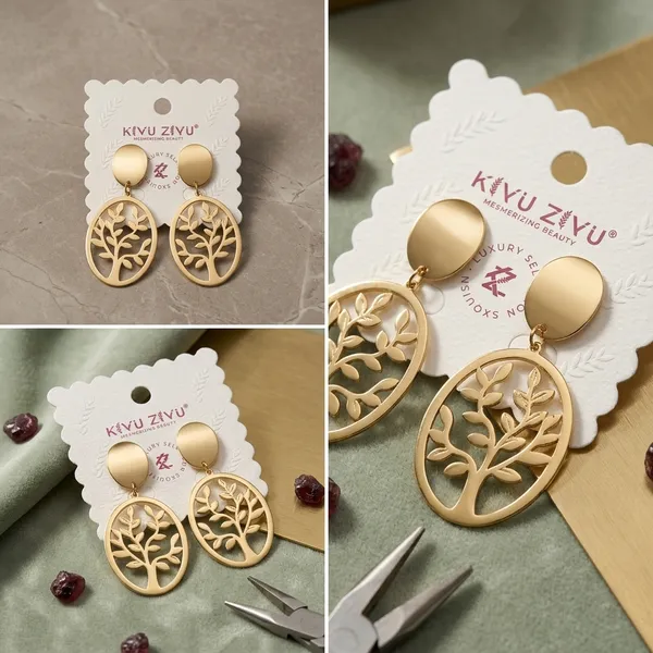 Gold_Alloy_Floral_Cutout_Oval_Dangle_Earrings_For_Women