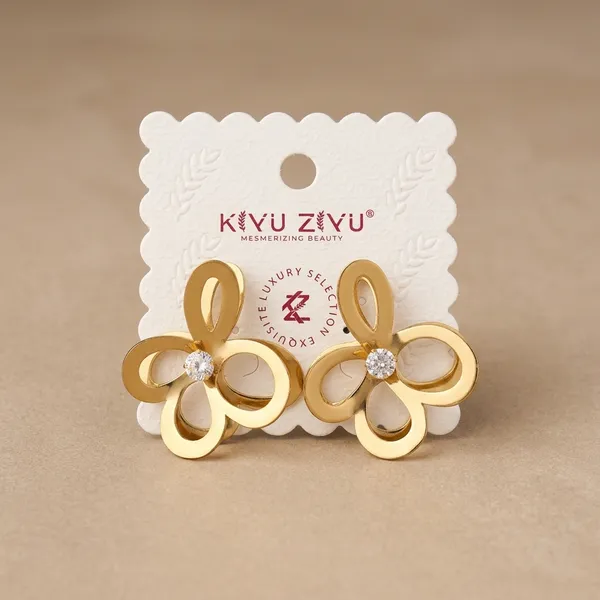 Gold_Alloy_Floral_Crystal_Center_Stud_Earrings_For_Women