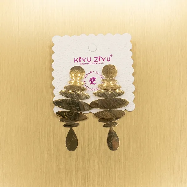 Gold_Alloy_Multi_Layer_Tiered_Disc_Drop_Earrings_For_Women