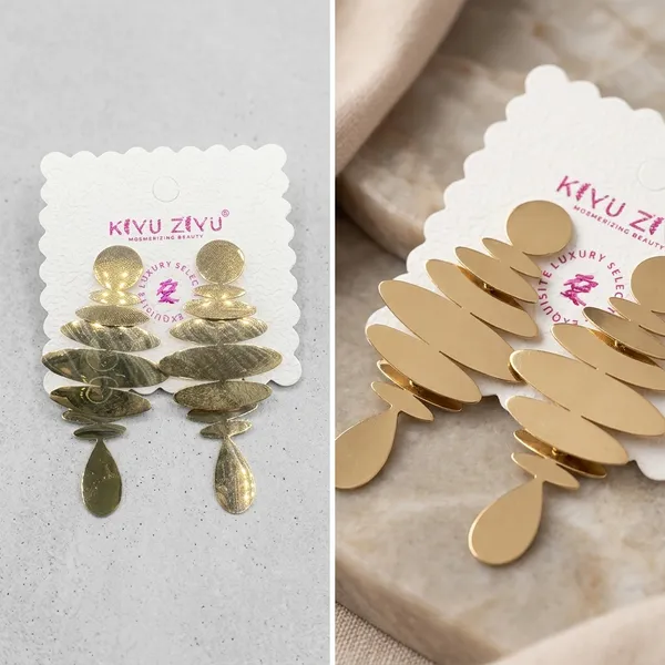 Gold_Alloy_Multi_Layer_Tiered_Disc_Drop_Earrings_For_Women