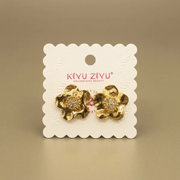 Gold_Tone_Alloy_Floral_Crystal_Center_Stud_Earrings_For_Women