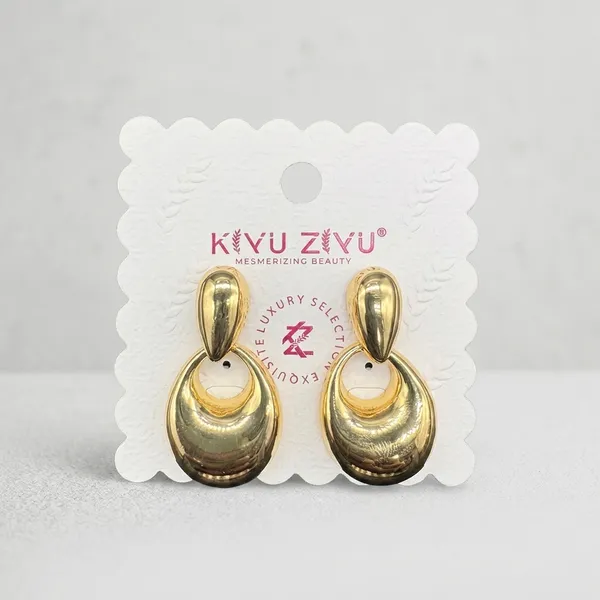 Gold_Alloy_Double_Loop_Oval_Cutout_Drop_Earrings_For_Women