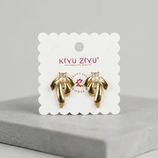 Gold_Alloy_Banana_Shaped_Stud_Earrings_For_Women