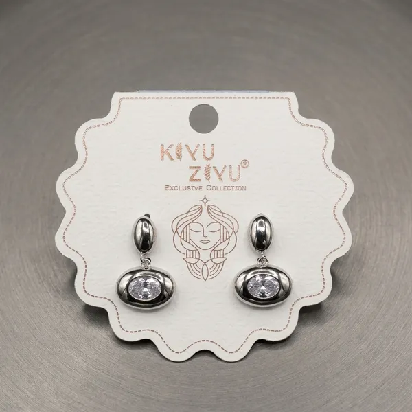 Silver_Alloy_Oval_Drop_Clear_Stone_Earrings_For_Women