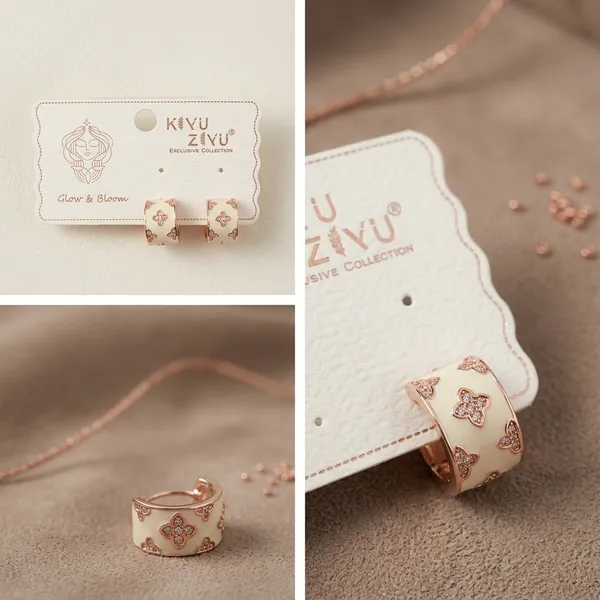 Rose_Gold_Alloy_Floral_Hoop_Earrings_For_Women