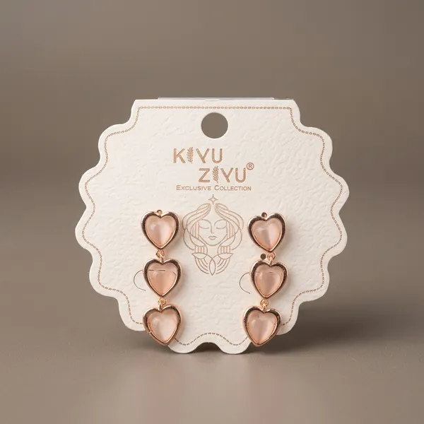 Rose_Gold_Alloy_Triple_Heart_Cascading_Drop_Earrings_For_Women