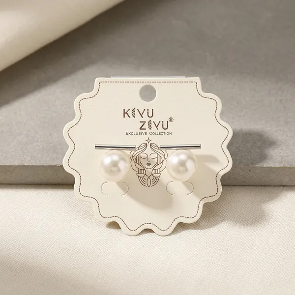 White_Pearl_Alloy_Classic_Stud_Earrings_For_Women