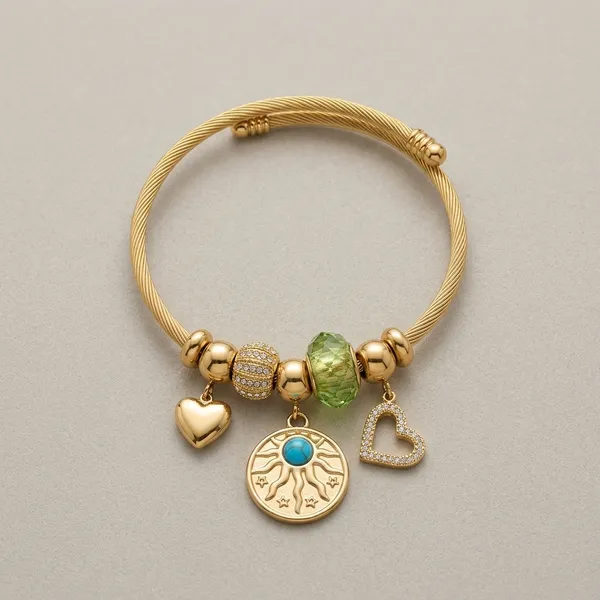Gold_Toned_Alloy_Heart_Crystal_Charm_Bracelet_For_Women