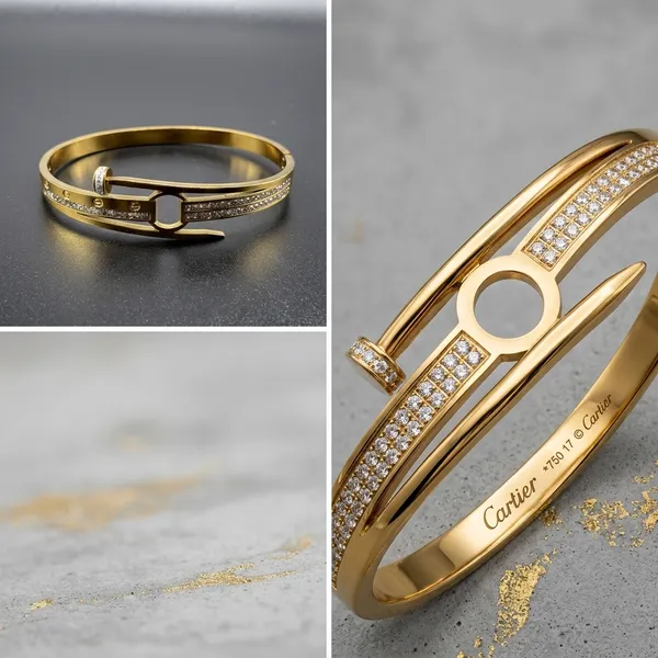 Gold_Alloy_Crystal_Studded_Buckle_Bangle_Bracelet_For_Women