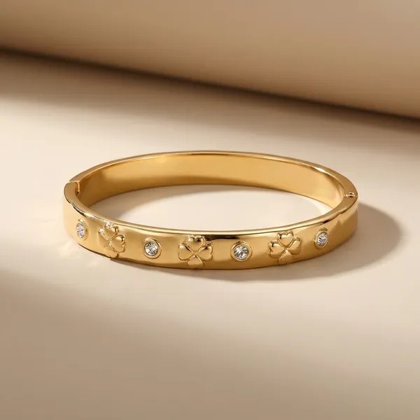 Gold-Plated_Floral_Bangle_With_Crystal_Accents