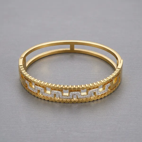 Gold_Alloy_Multi_Layer_Greek_Key_Design_Ring_For_Women