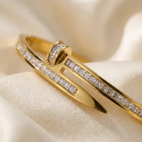 Gold-Plated_Nail_Bangle_Bracelet_With_Princess-Cut_Cubic_Zirconia