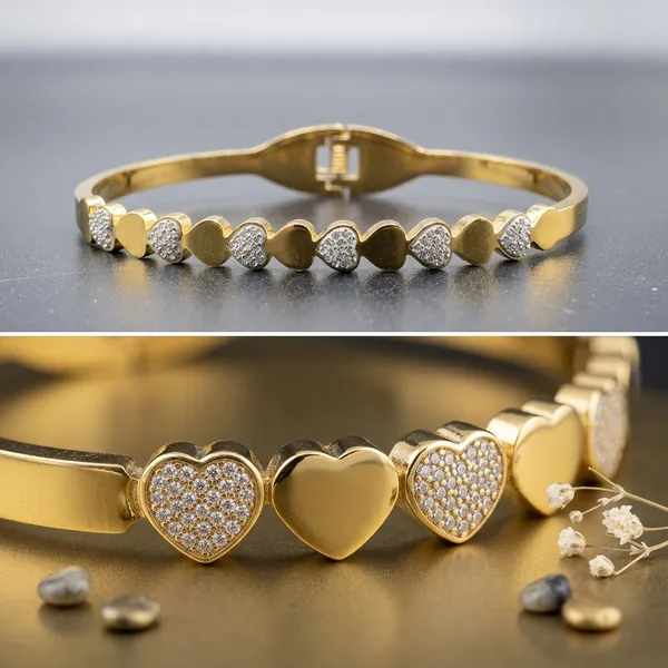 Gold_Alloy_Crystal_Heart_Charm_Bangle_Bracelet_For_Women