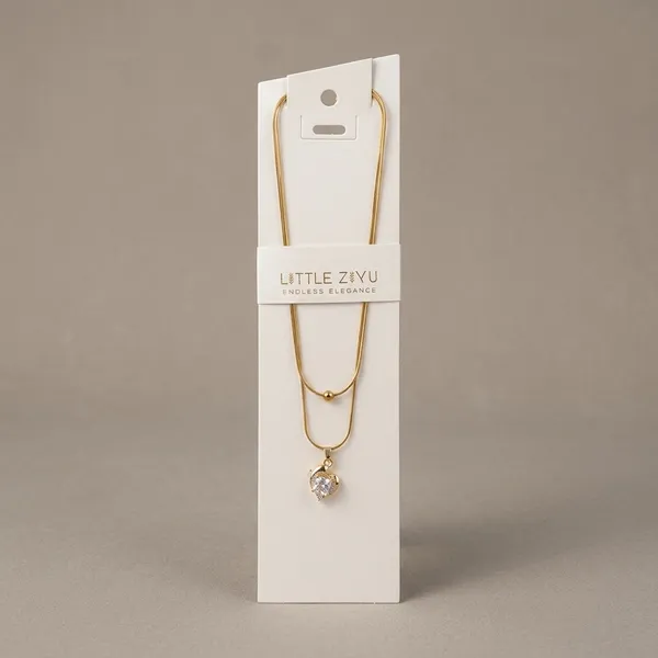 Gold_Tone_Alloy_Layered_Chain_Crystal_Pendant_Necklace_For_Women