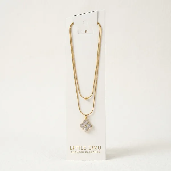 Gold_Alloy_Layered_Crystal_Ball_Pendant_Necklace_For_Women