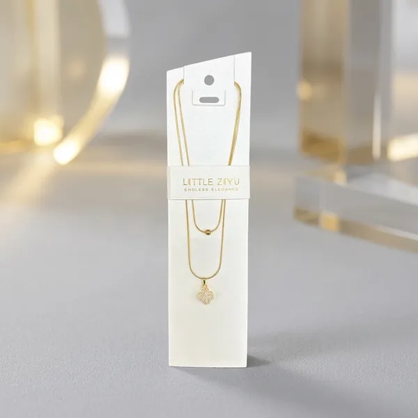 Gold_Alloy_Layered_Leaf_And_Circle_Pendant_Necklace_Set_For_Women