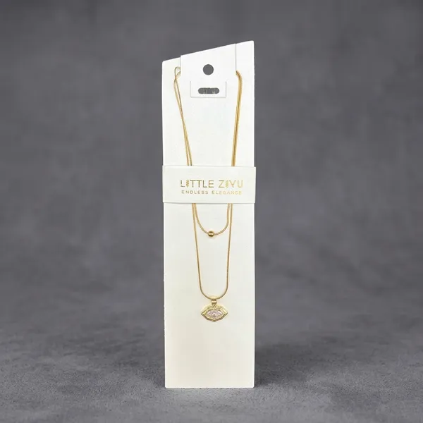 Gold_Alloy_Double_Layer_Evil_Eye_Pendant_Necklace_Set_For_Women
