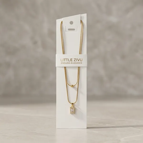 Gold_Alloy_Triple_Layer_Crystal_Pendant_Chain_Necklace_For_Women