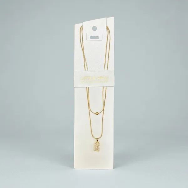 Gold_Alloy_Triple_Layer_Crystal_Pendant_Chain_Necklace_For_Women