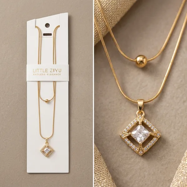 Gold_Alloy_Layered_Crystal_Diamond_Pendant_Necklace_For_Women