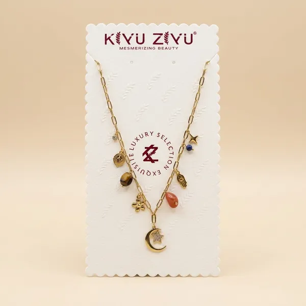 Gold-Tone_Charm_Necklace_With_Moon,_Star_&_Mixed_Beads