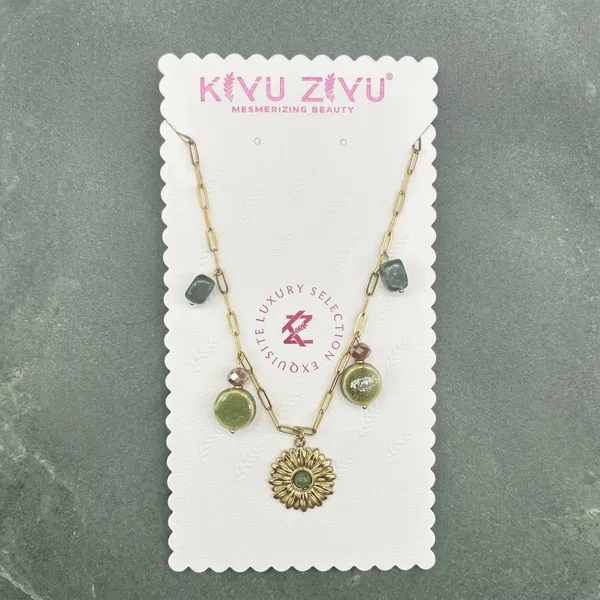 Gold_Tone_Alloy_Floral_Gemstone_Pendant_Necklace_For_Women