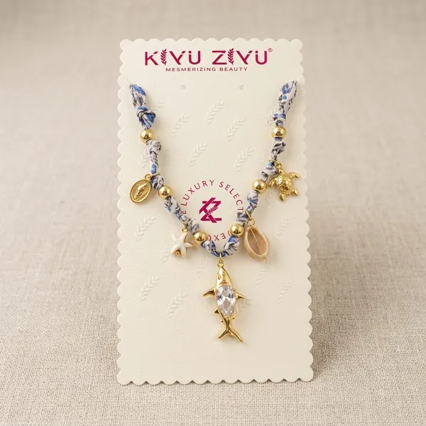 Gold_Alloy_Braided_Dolphin_Fish_Charm_Bracelet_For_Women