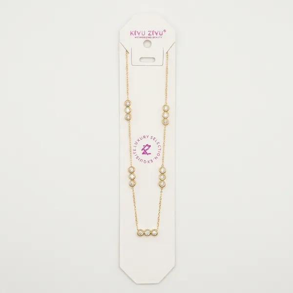 Gold_Alloy_Crystal_Charm_Circular_Link_Chain_Necklace_For_Women