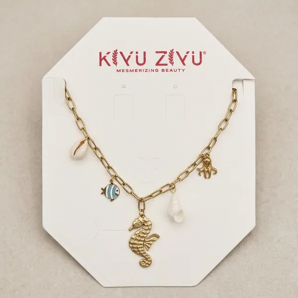 Blue_Gold_Tone_Alloy_Seahorse_Pearl_Shell_Charm_Necklace_For_Women