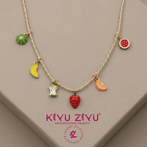 Gold_Alloy_Fruit_Charm_Enamel_Pendant_Necklace_For_Women