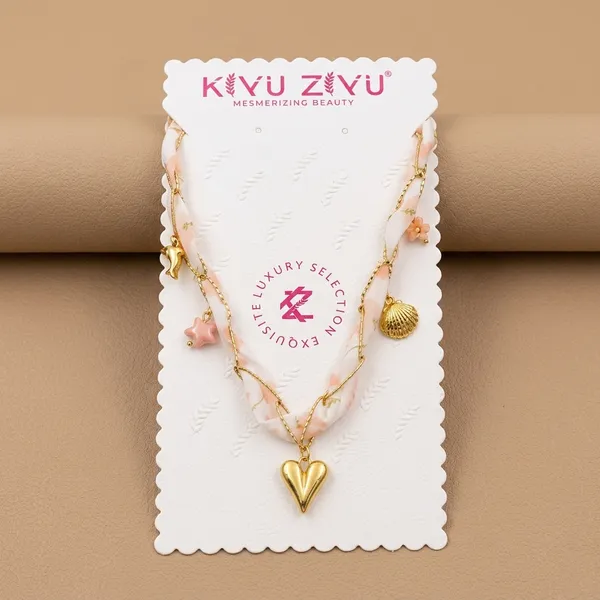 Gold_Alloy_Heart_Charm_Beaded_Cord_Necklace_For_Women
