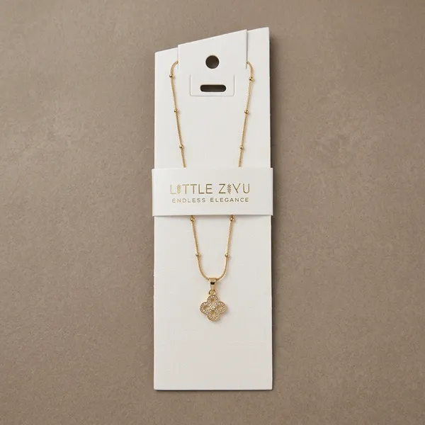 Gold_Alloy_Four_Leaf_Clover_Cutout_Pendant_Necklace_For_Women