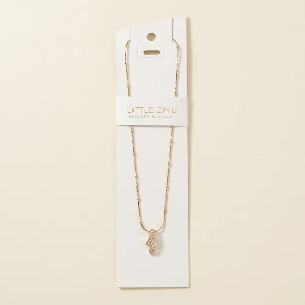 Gold_Alloy_Beaded_Chain_Crystal_Pendant_Necklace_For_Women