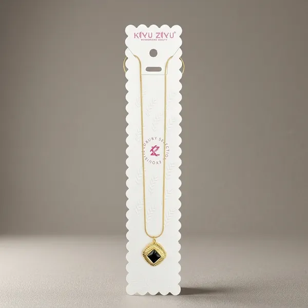 Black_Stone_Gold_Tone_Alloy_Square_Pendant_Chain_Necklace_For_Women