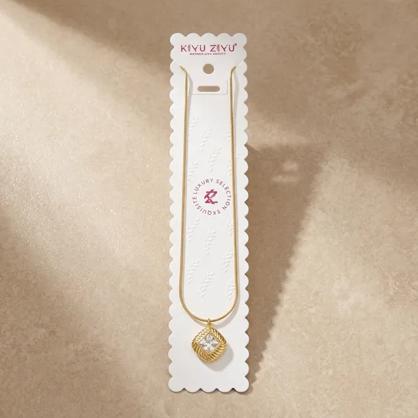 Gold_Alloy_Square_Pendant_Chain_Necklace_For_Women