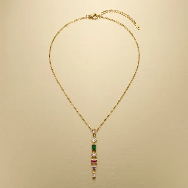 Multicolor_Alloy_Gemstone_Vertical_Bar_Pendant_Necklace_For_Women