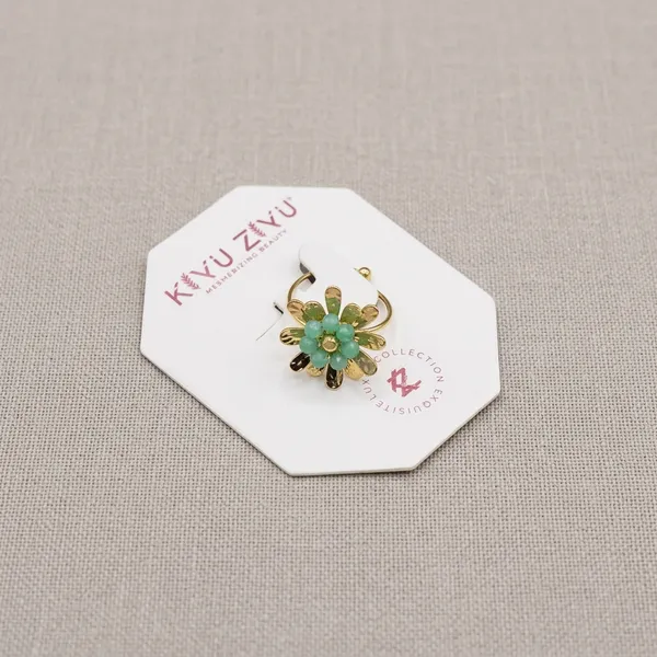Gold_Alloy_Turquoise_Blue_Stone_Floral_Ring_For_Women