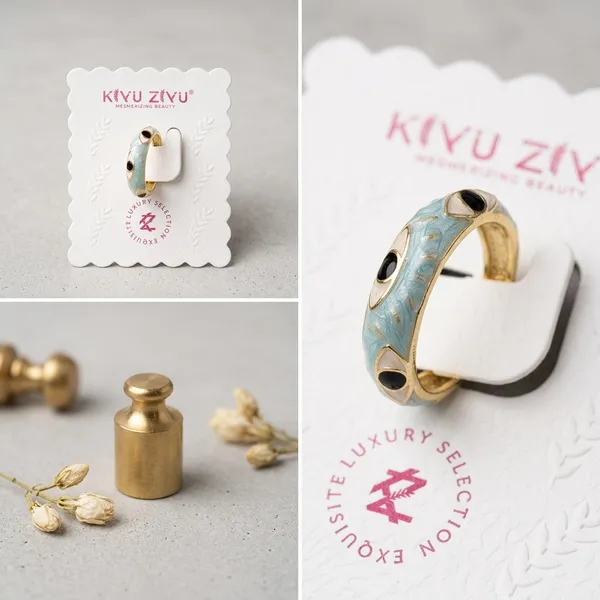 Gold_Alloy_Turquoise_Enamel_Ring_For_Women