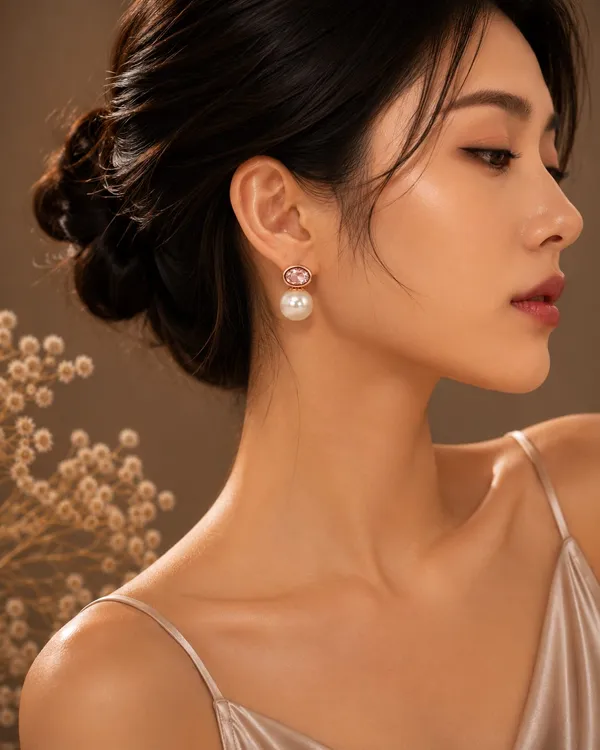 Rose_Gold_Alloy_Pearl_Crystal_Stud_Earrings_Set_For_Women