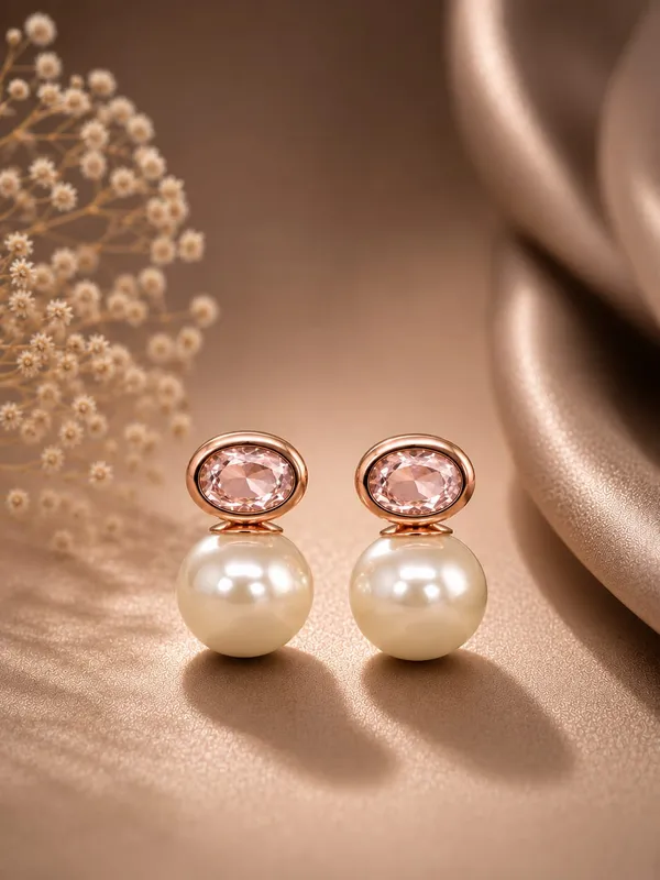 Rose_Gold_Alloy_Pearl_Crystal_Stud_Earrings_Set_For_Women