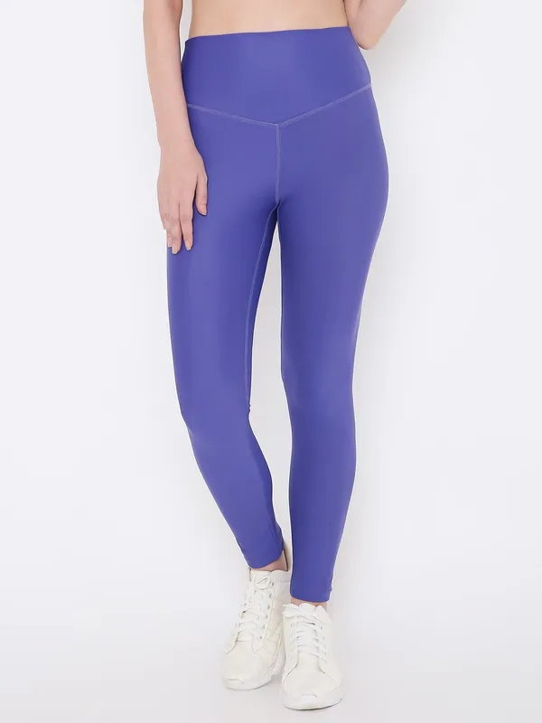 Amethyst_Purple_Ankle_Length_Solid_Sports_Leggings_For_Women