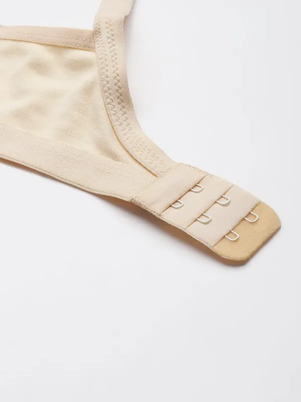 Beige_Criss_Cross_Comfort_T-Shirt_Bra_-_Seamless,_Non-Padded,_Non-Wired._For_Women
