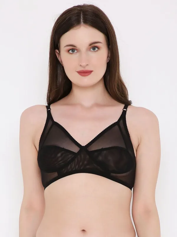 Black_Non-Wired_&_Non_Padded_With_Medium_Coverage_T-Shirt_Bra_For_Women