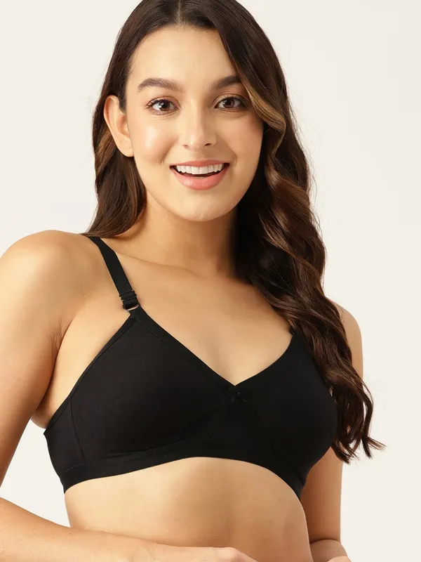 Black_Criss_Cross_Comfort_T-Shirt_Bra_-_Seamless,_Non-Padded,_Non-Wired._For_Women