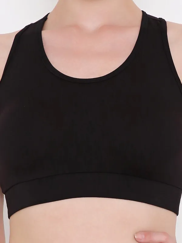 Black_Removable_Pads_Sport_Bra_For_Women